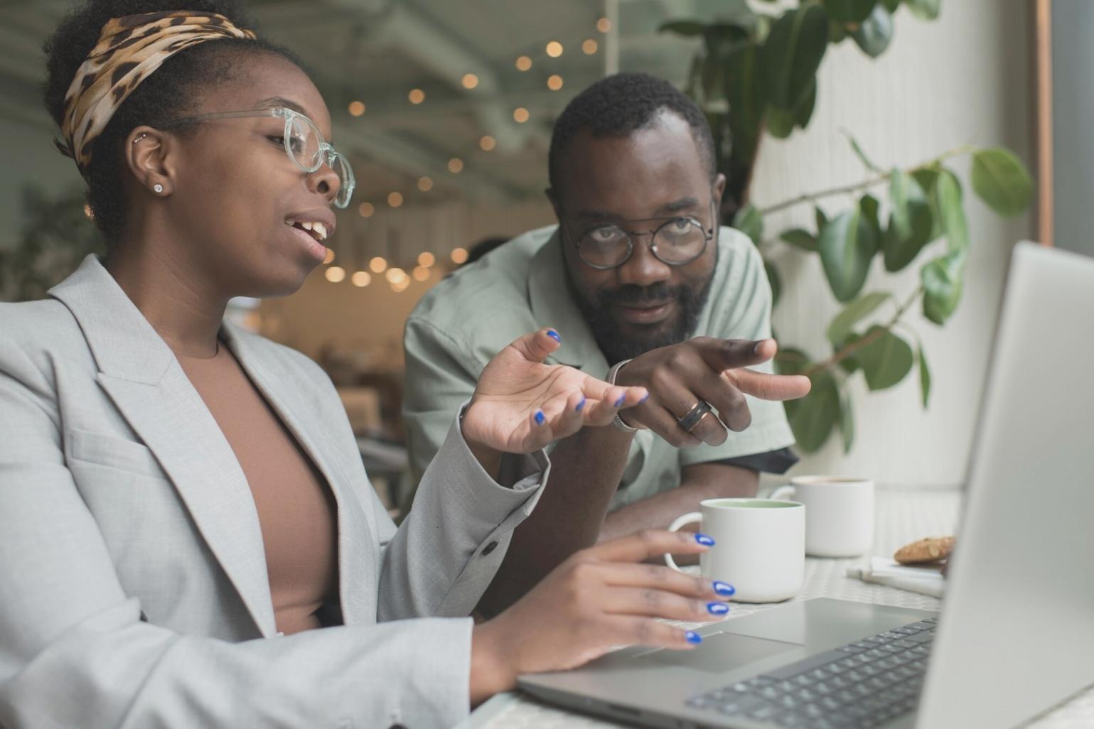 Dashboard view of financial tracking system
